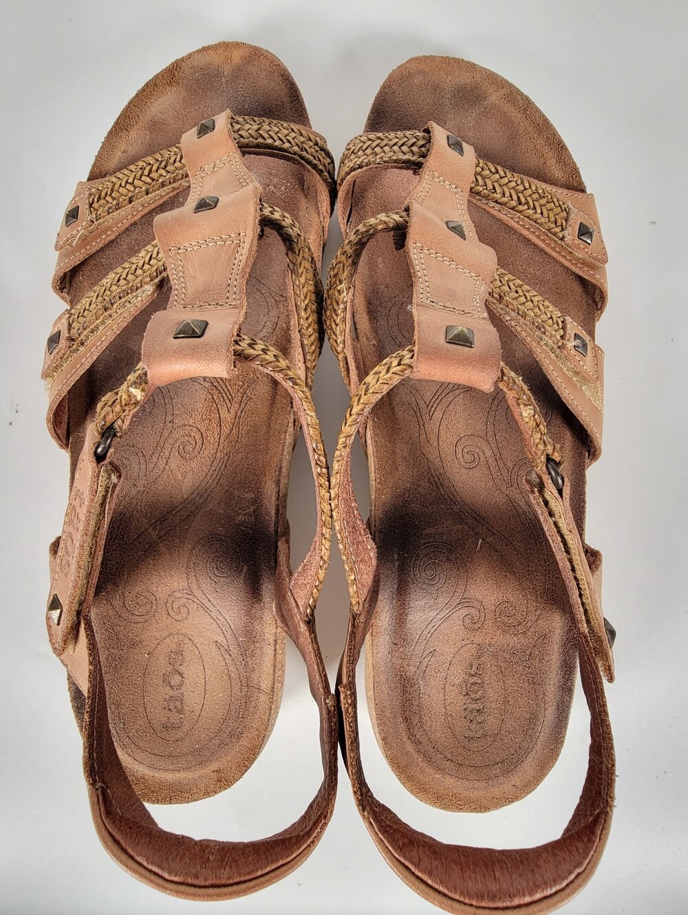 Taos Eleanor Sandal In Camel, Size 10-10.5 - Picture 10 of 14